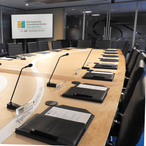 Pennsylvania Convention Center Debuts New Executive Boardroom Meeting Space